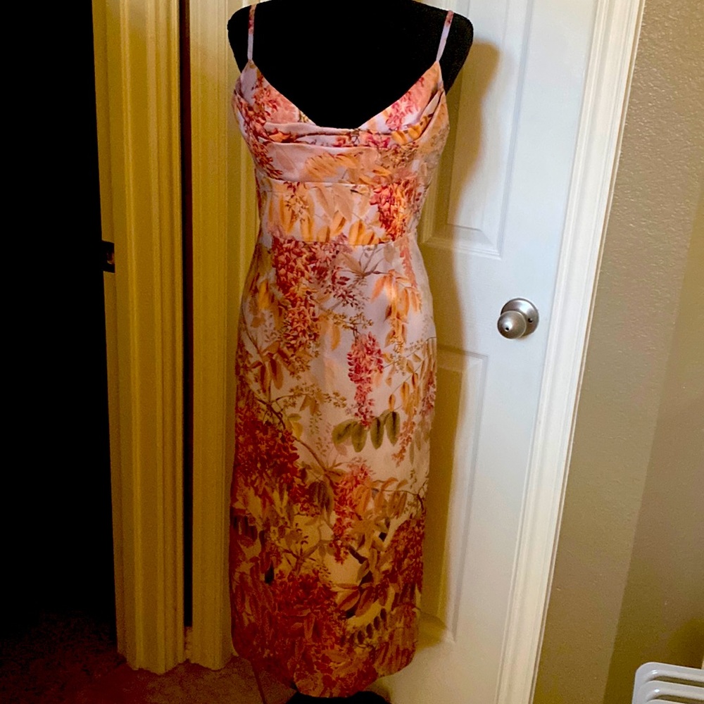 Zimmermann Floral Pink and Orange Dress